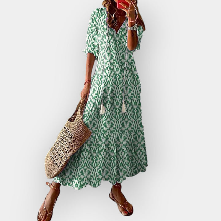 Maxi Dress with Bohemian Style