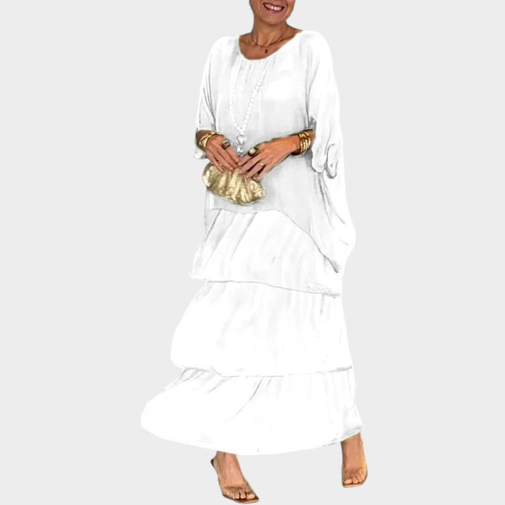 Flowing Layered Maxi Dress