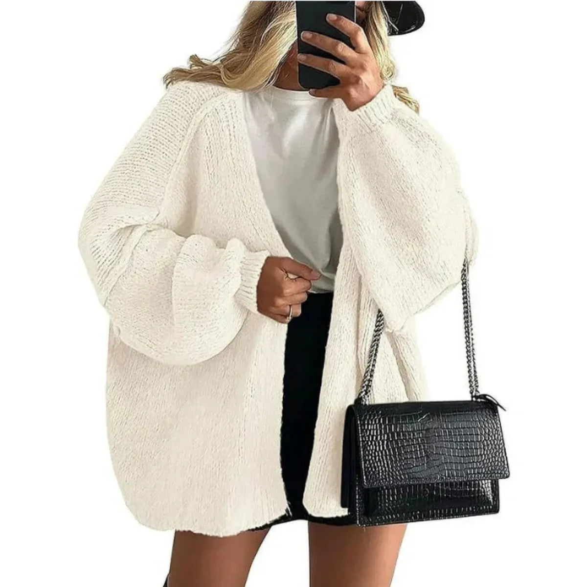 Manteau en tricot décontracté pour femmes KnitEase™