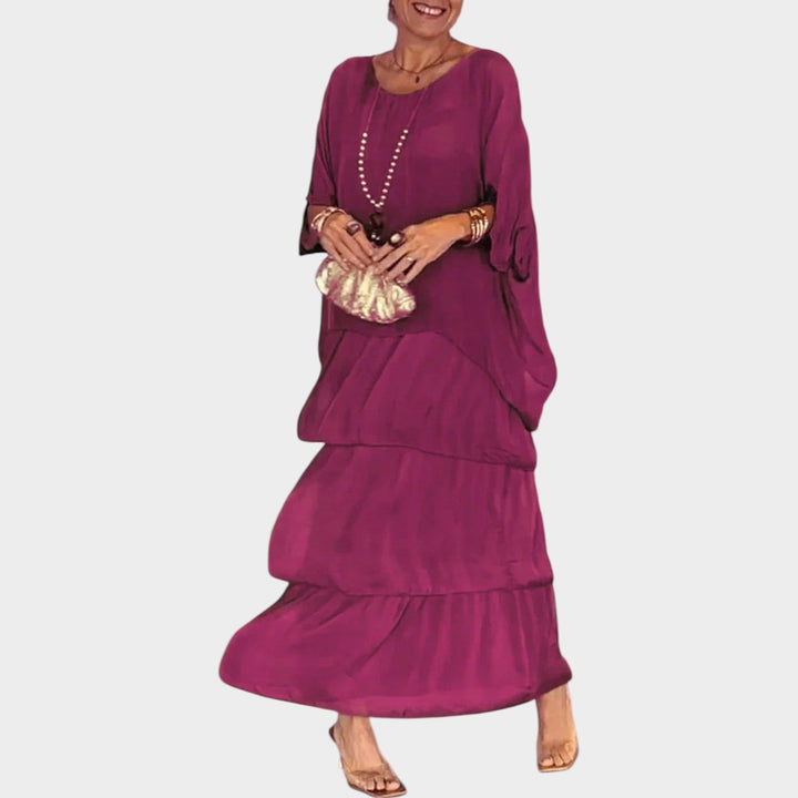 Flowing Layered Maxi Dress