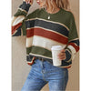 Pull à manches longues Cozy Stripes StripeEase™ pour femmes