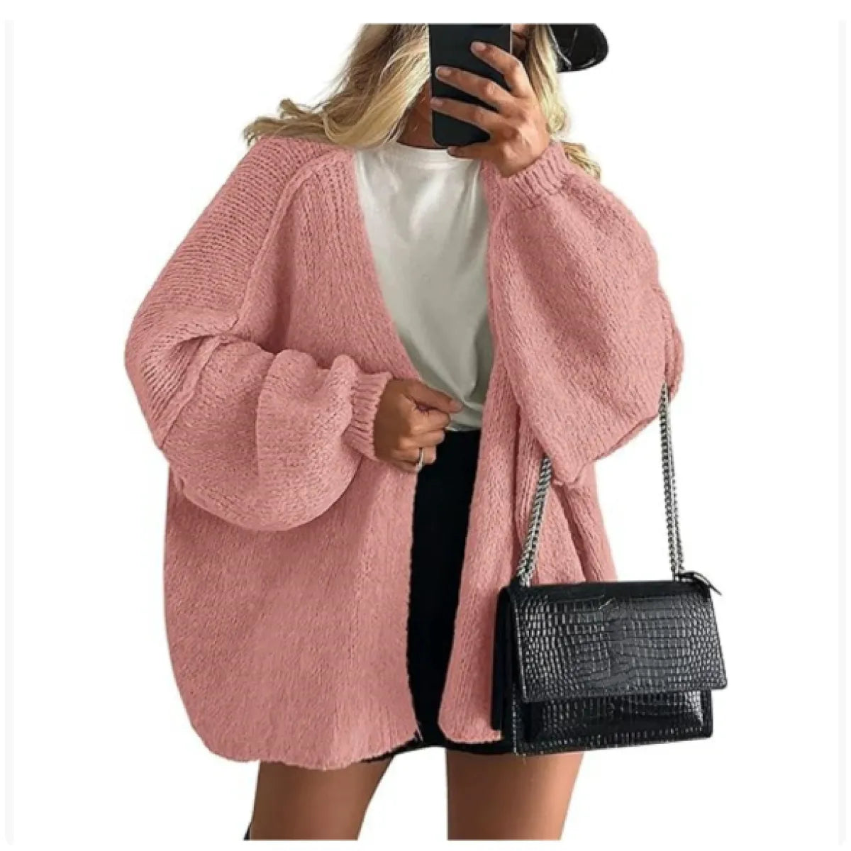 Manteau en tricot décontracté pour femmes KnitEase™