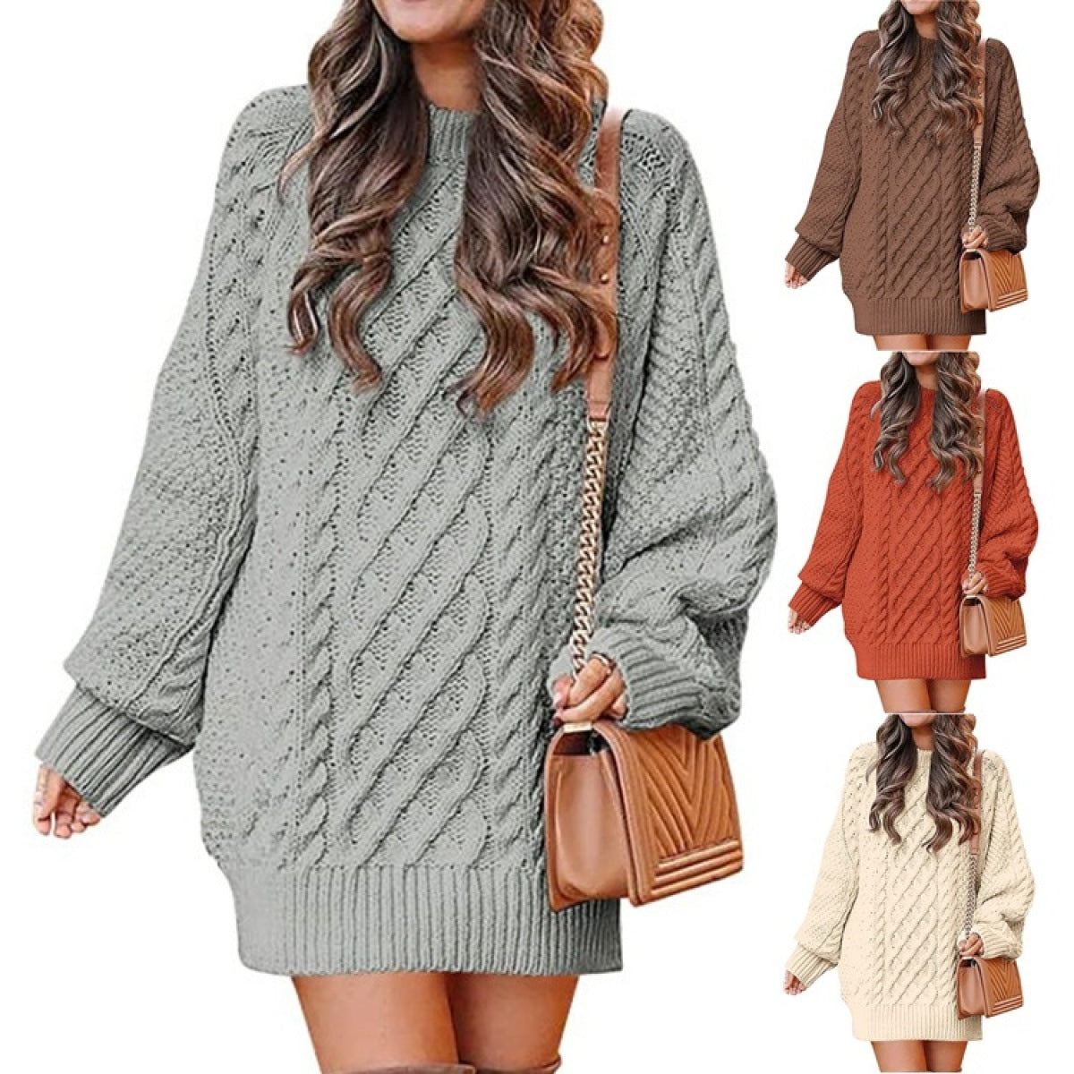 Robe Pull Longue pour Femmes TwistKnit™