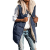 Veste sans manches en coton à capuche double face CosyHood™