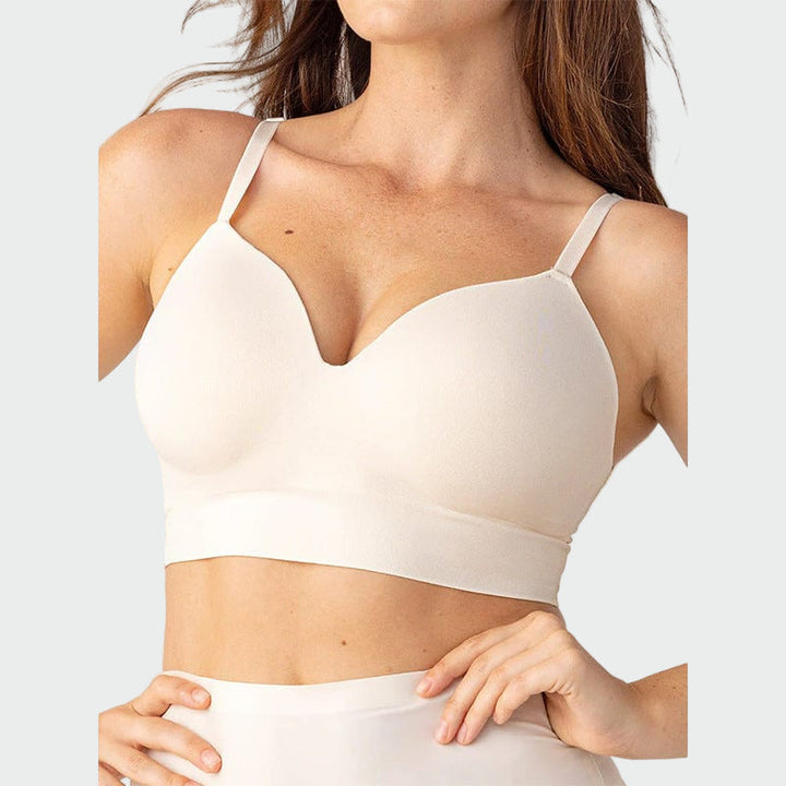 Non-wired shaping bra