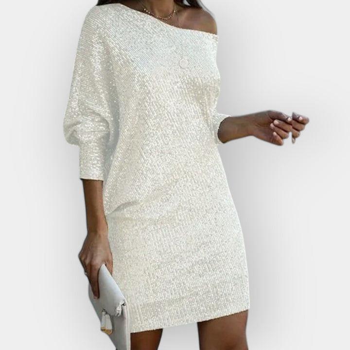 Evening Dress with Sequins