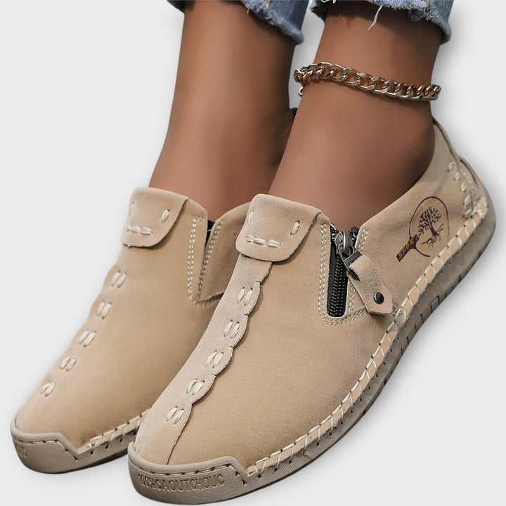 Soft Leather Slip-On Loafers