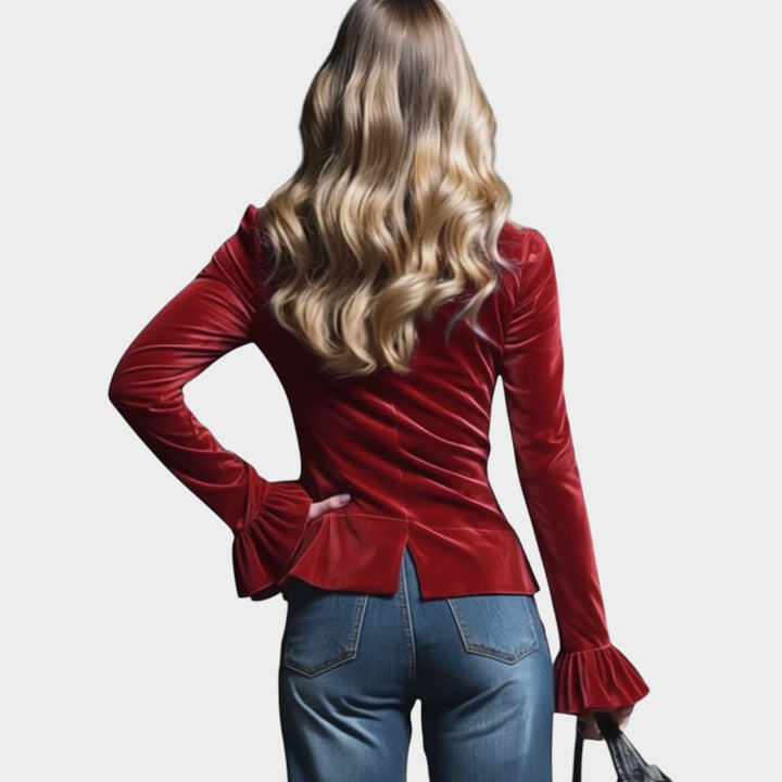 Ruffled Statement Blouse