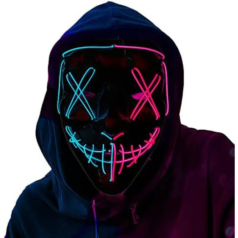GlowGrimace | Illuminez n'importe quelle fête avec un masque LED époustouflant