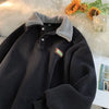 Pull-over homme WarmCord™ en velours côtelé doublé en molleton avec col polo