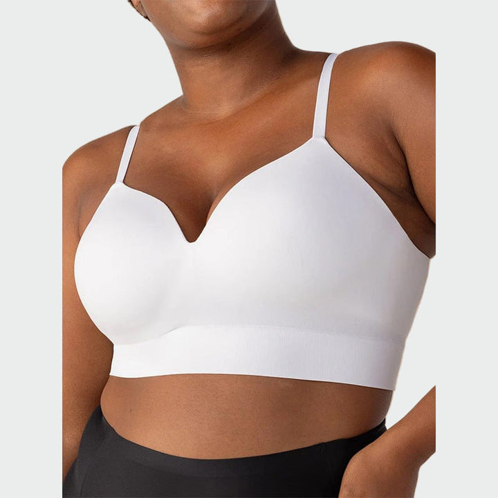 Non-wired shaping bra
