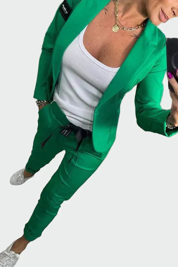 Effortless Elegance Two-Piece Suit Set