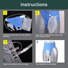 Sac de drainage urinaire en silicone pour repose-ventre et pot de chambre