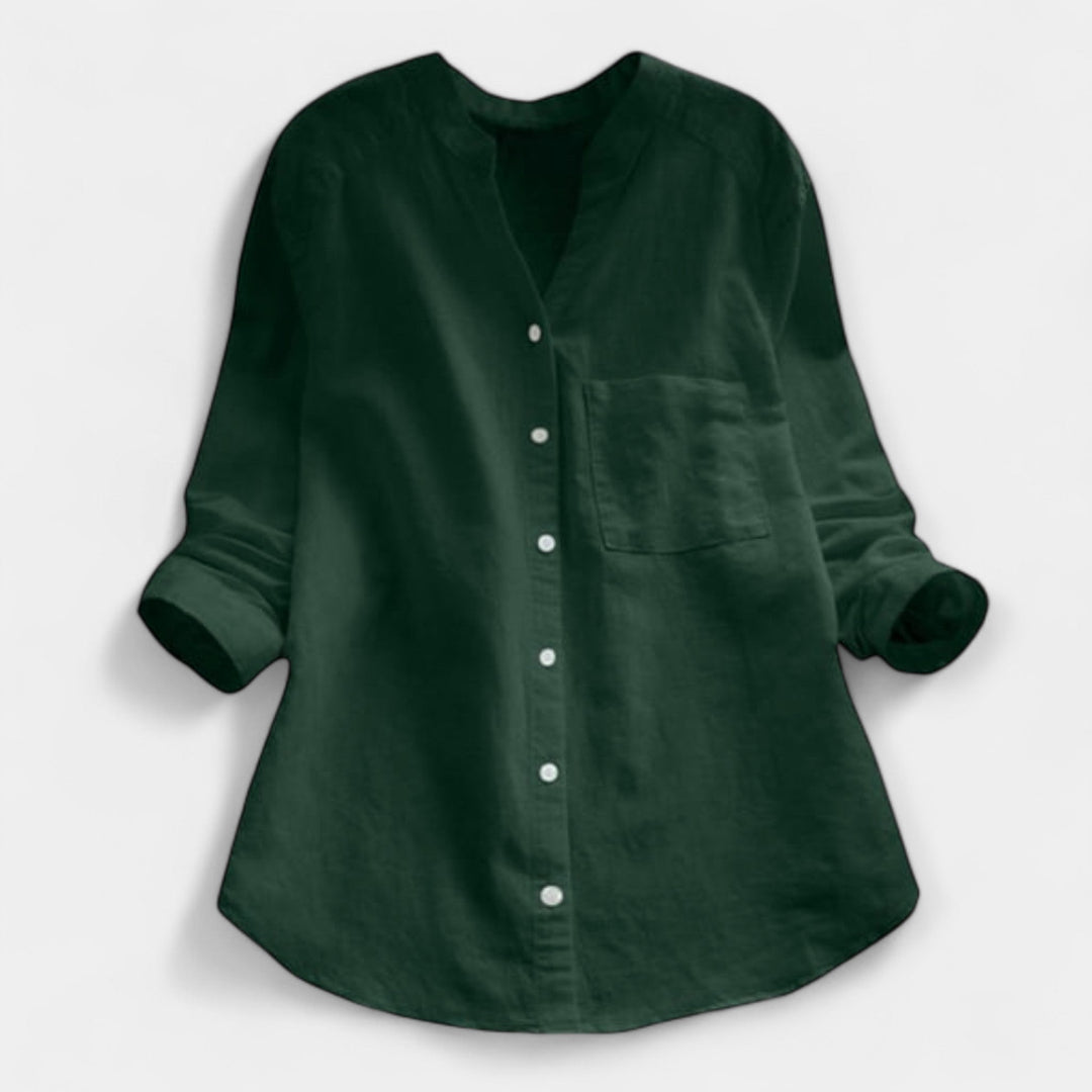 Comfortable Linen and Cotton Shirt