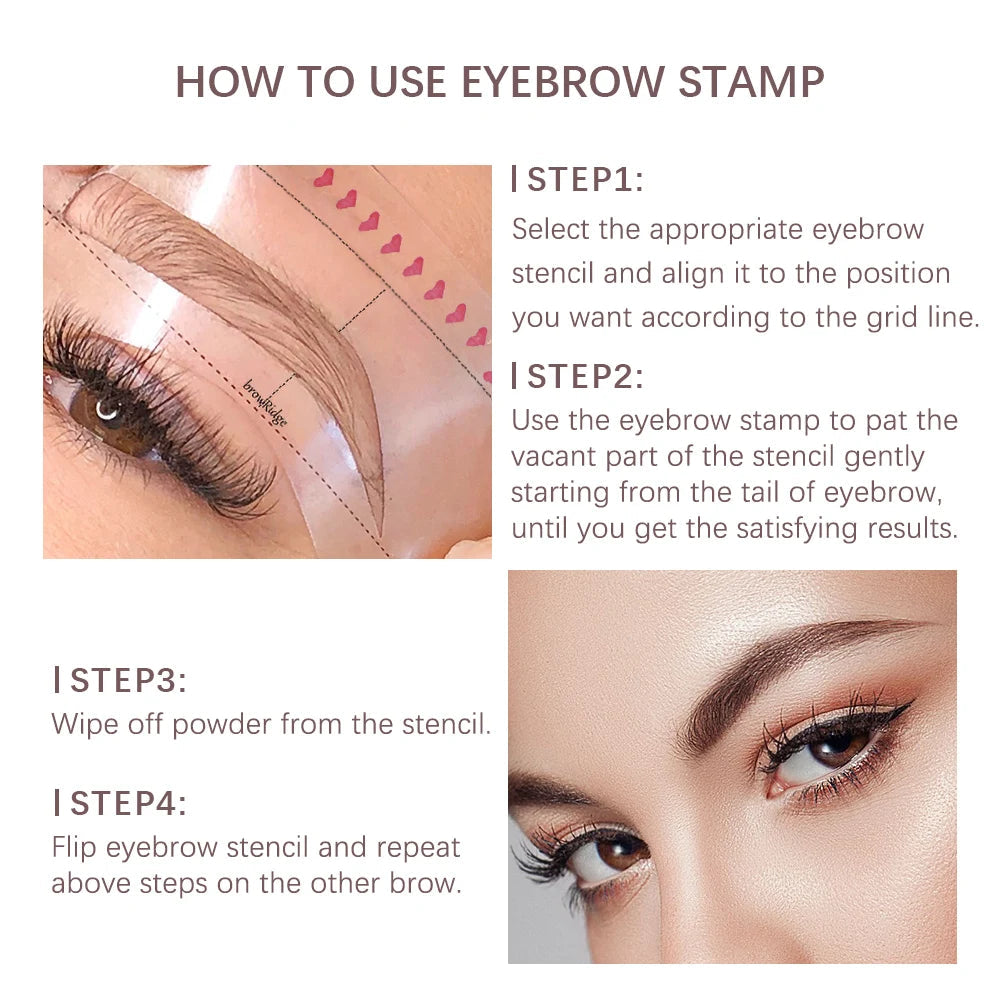 Ensemble de mise en forme pour sourcils Browbelle Stamp