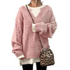 Pull à Manches Longues en Lin KnitLoom™ Modèle Décontracté