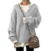 Pull à Manches Longues en Lin KnitLoom™ Modèle Décontracté