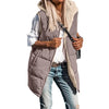 Veste sans manches en coton à capuche double face CosyHood™