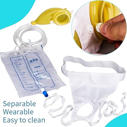 Sac de drainage urinaire en silicone pour repose-ventre et pot de chambre