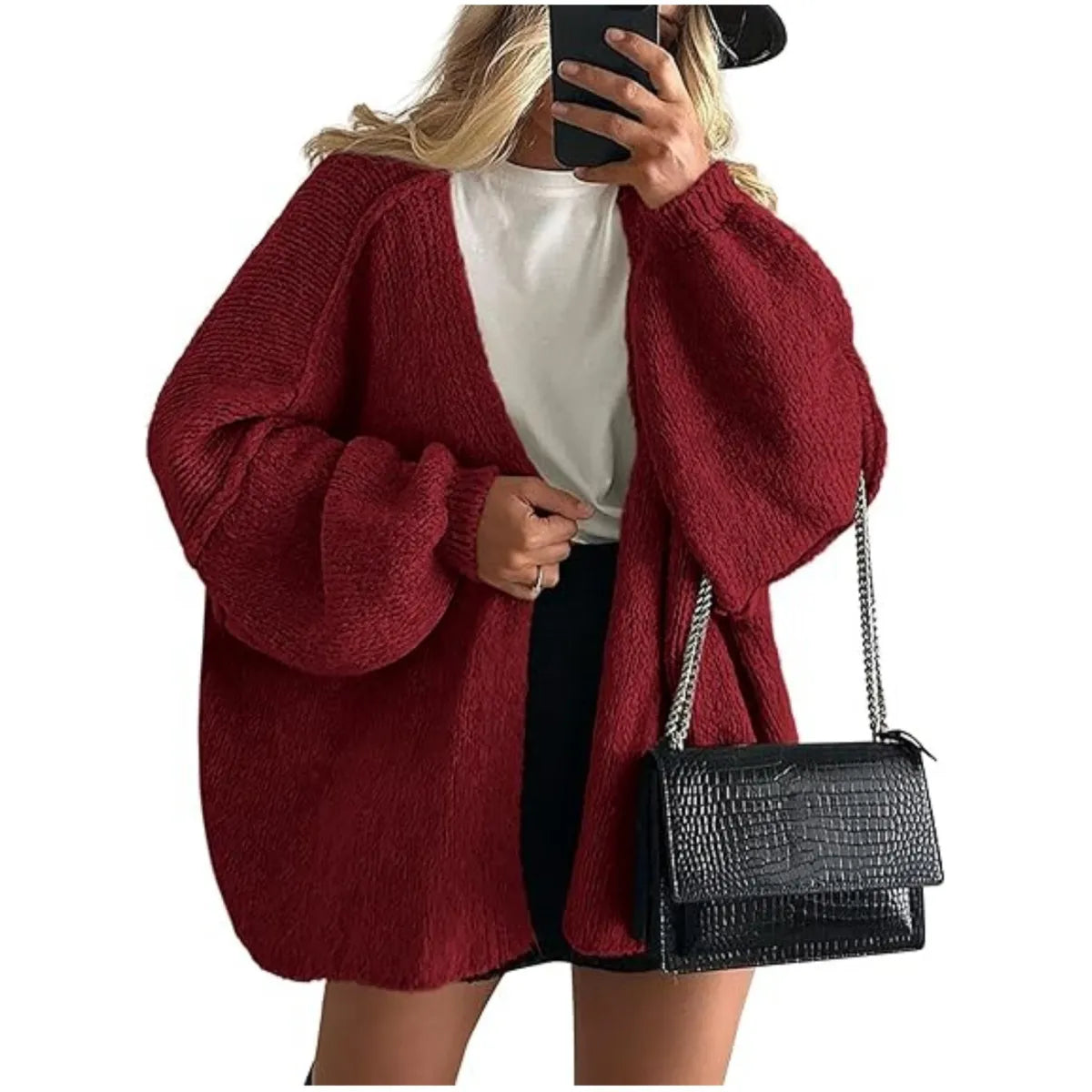 Manteau en tricot décontracté pour femmes KnitEase™