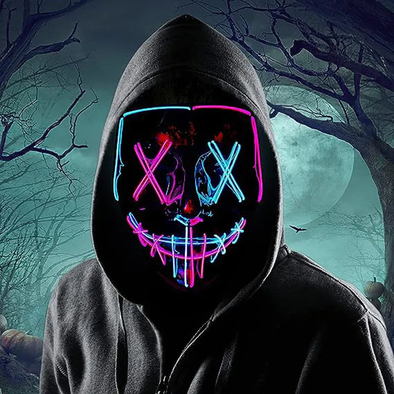 GlowGrimace | Illuminez n'importe quelle fête avec un masque LED époustouflant
