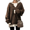 Pull à Manches Longues en Lin KnitLoom™ Modèle Décontracté
