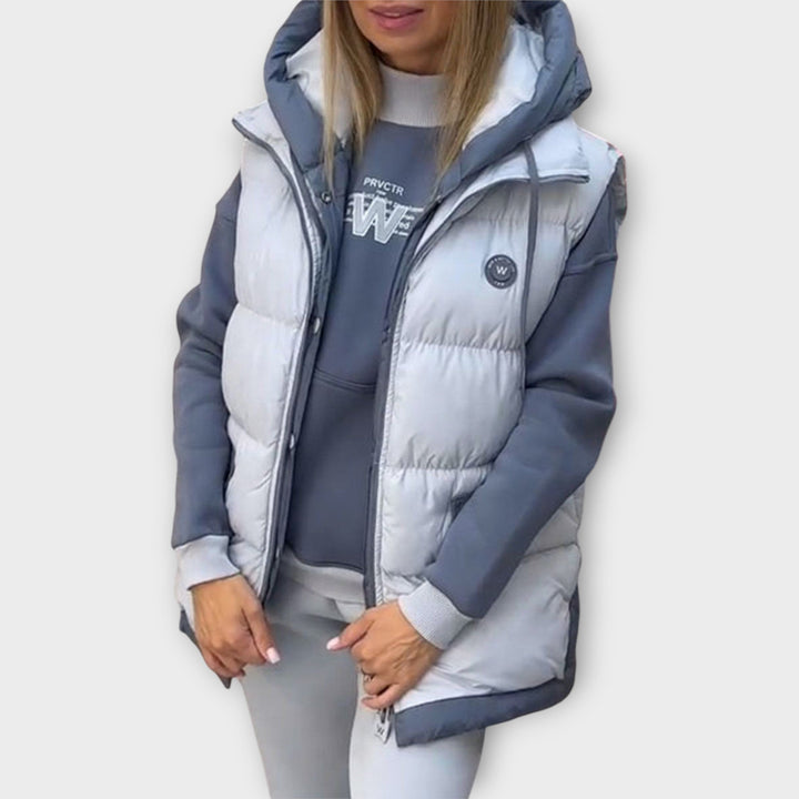 Cozy 3-Piece Winter Set – Turtleneck, Vest & Pants