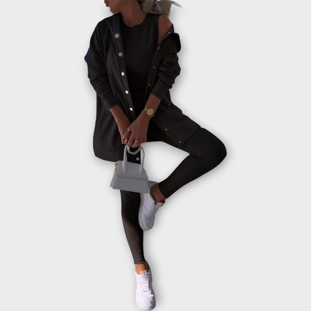 Effortless Lounge-Chic Two-Piece Set