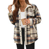 Veste polo à col contrastant pour femmes PlaidChic™