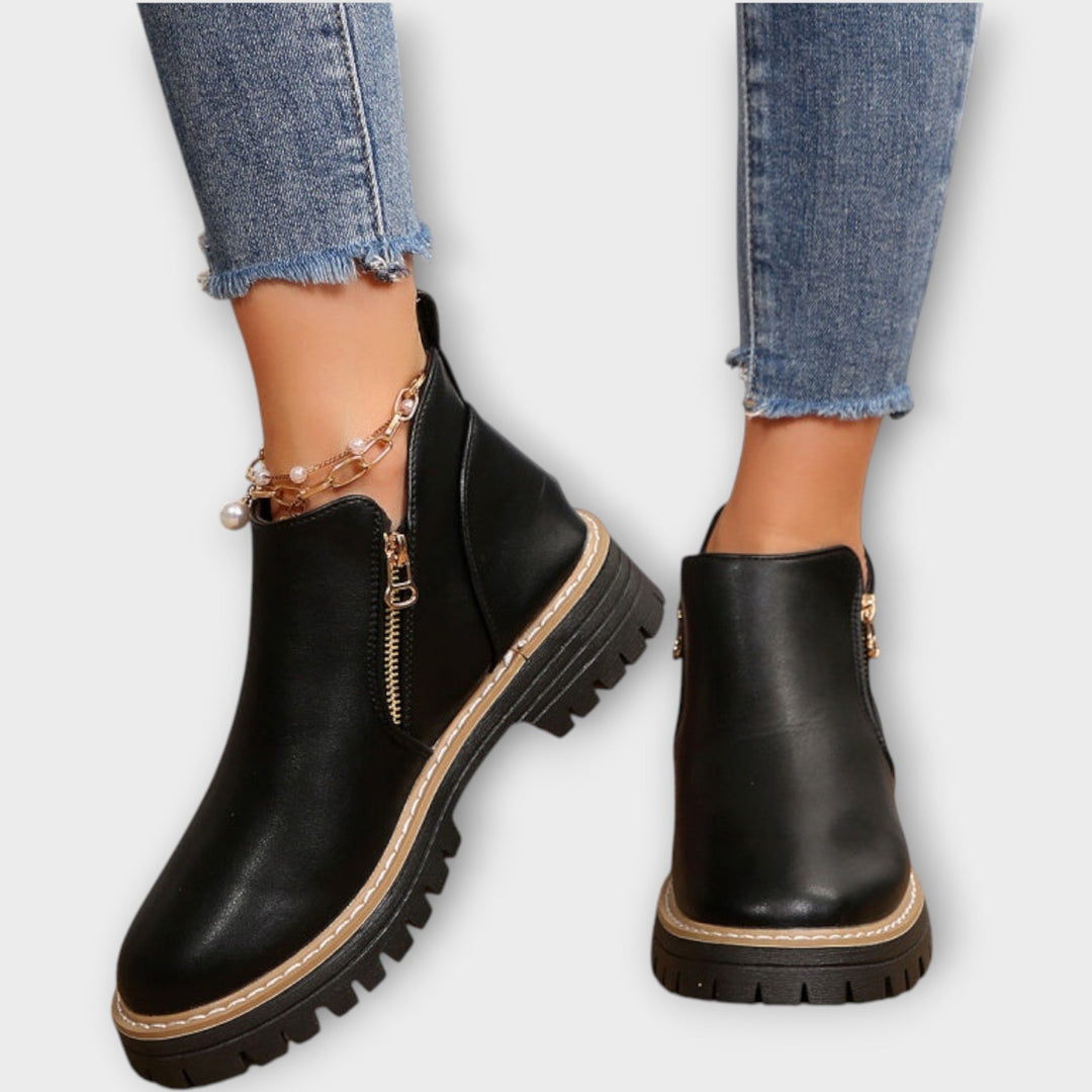 Everyday Zip-Up Ankle Boots
