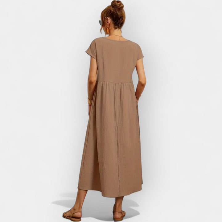 Light Cotton Dress with Pockets