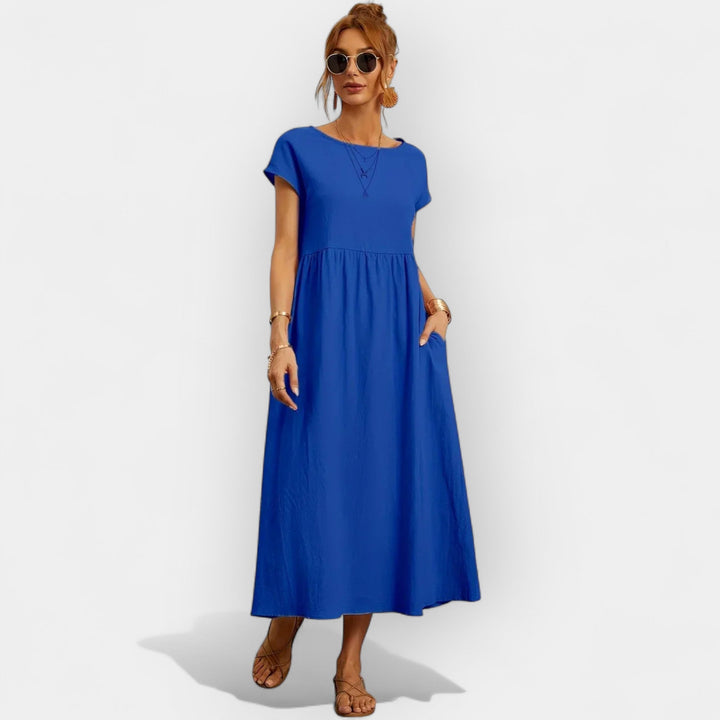 Light Cotton Dress with Pockets
