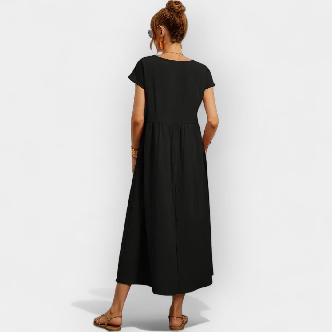 Light Cotton Dress with Pockets