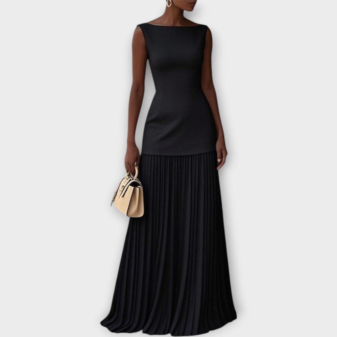 Serena  Pleated Maxi Dress