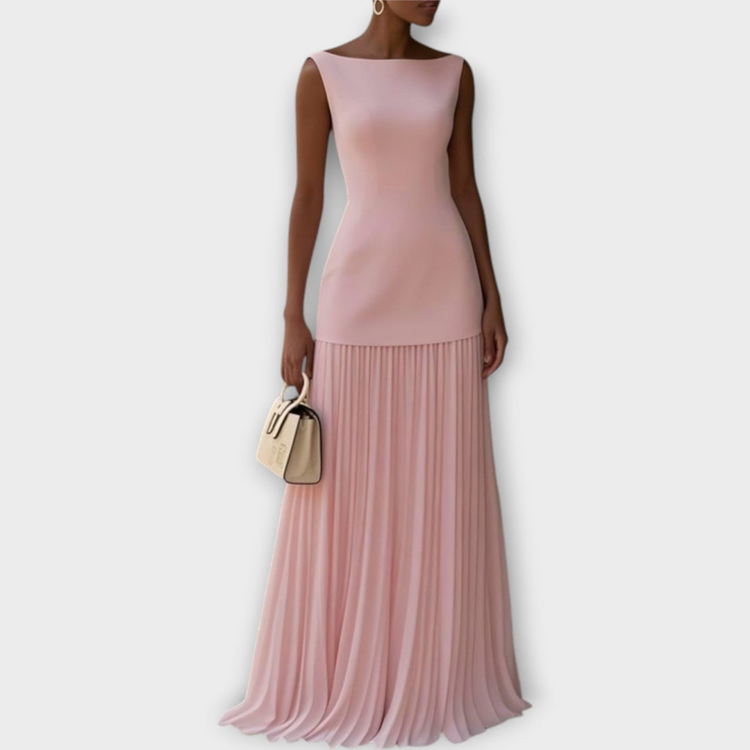 Serena  Pleated Maxi Dress