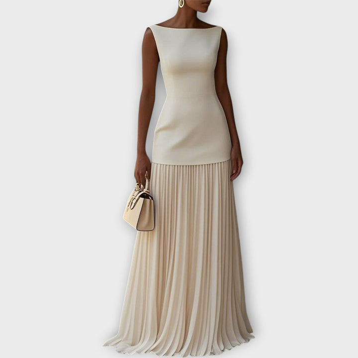 Serena  Pleated Maxi Dress
