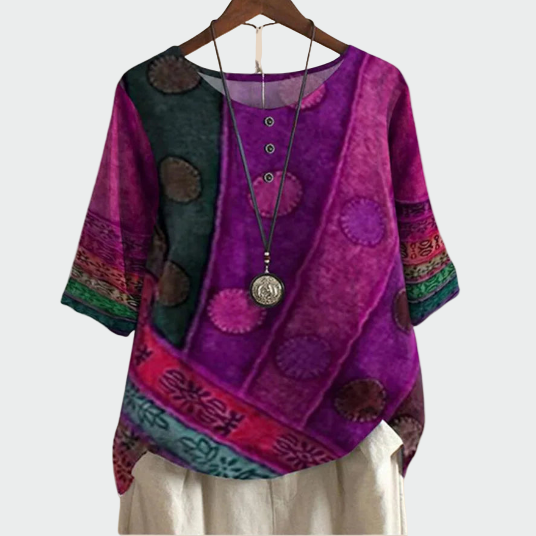 Soft T-shirt with Artistic Design