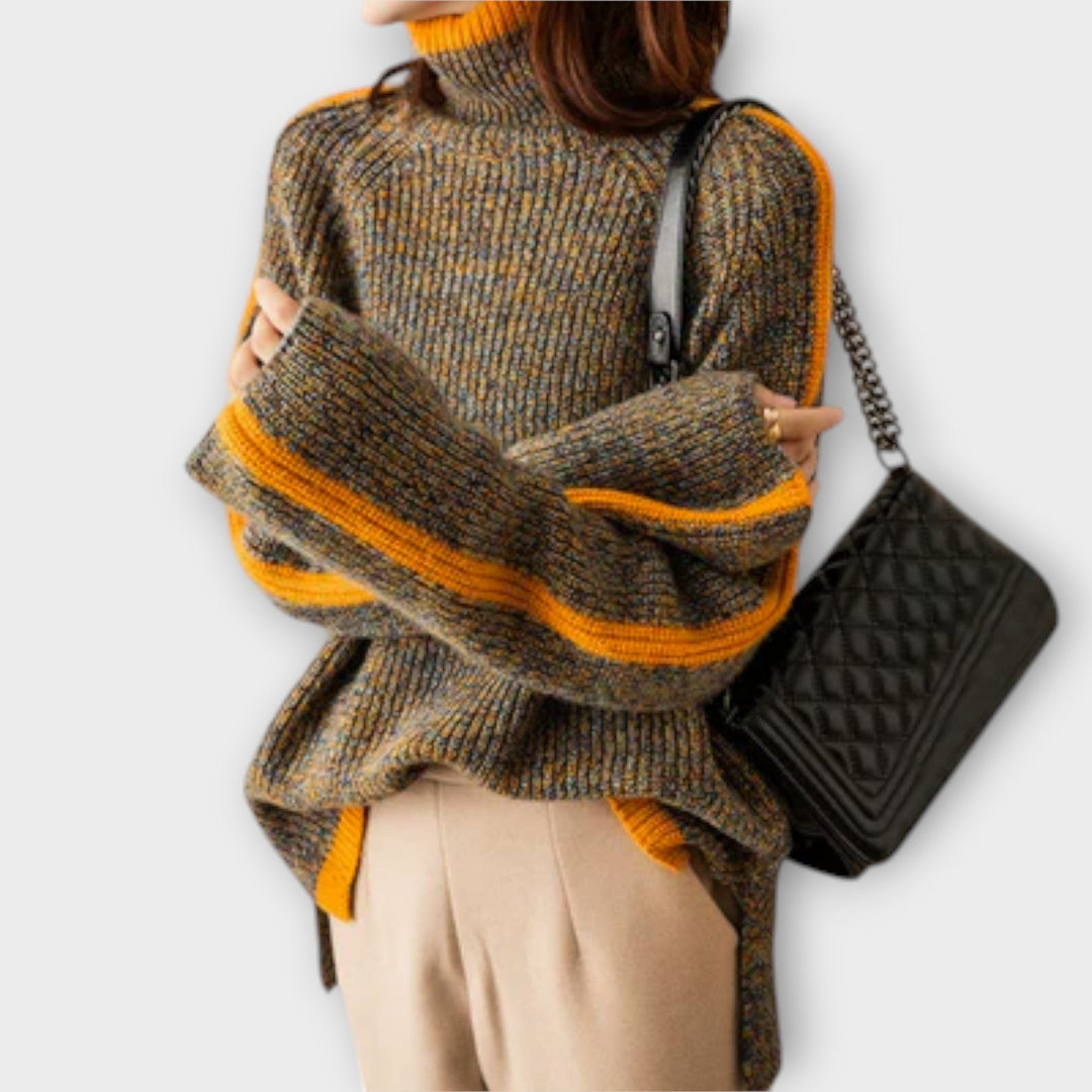 Breseis - Vintage Roll Neck Sweater