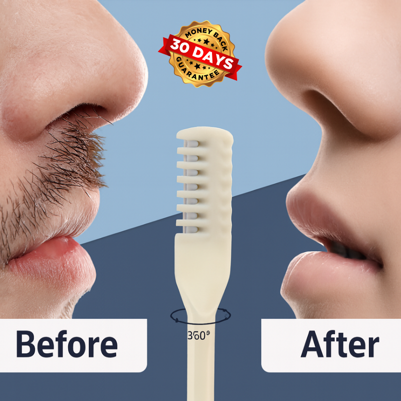 NoseBlade™ 360° Tondeuse Double Tête pour Nez et Oreilles