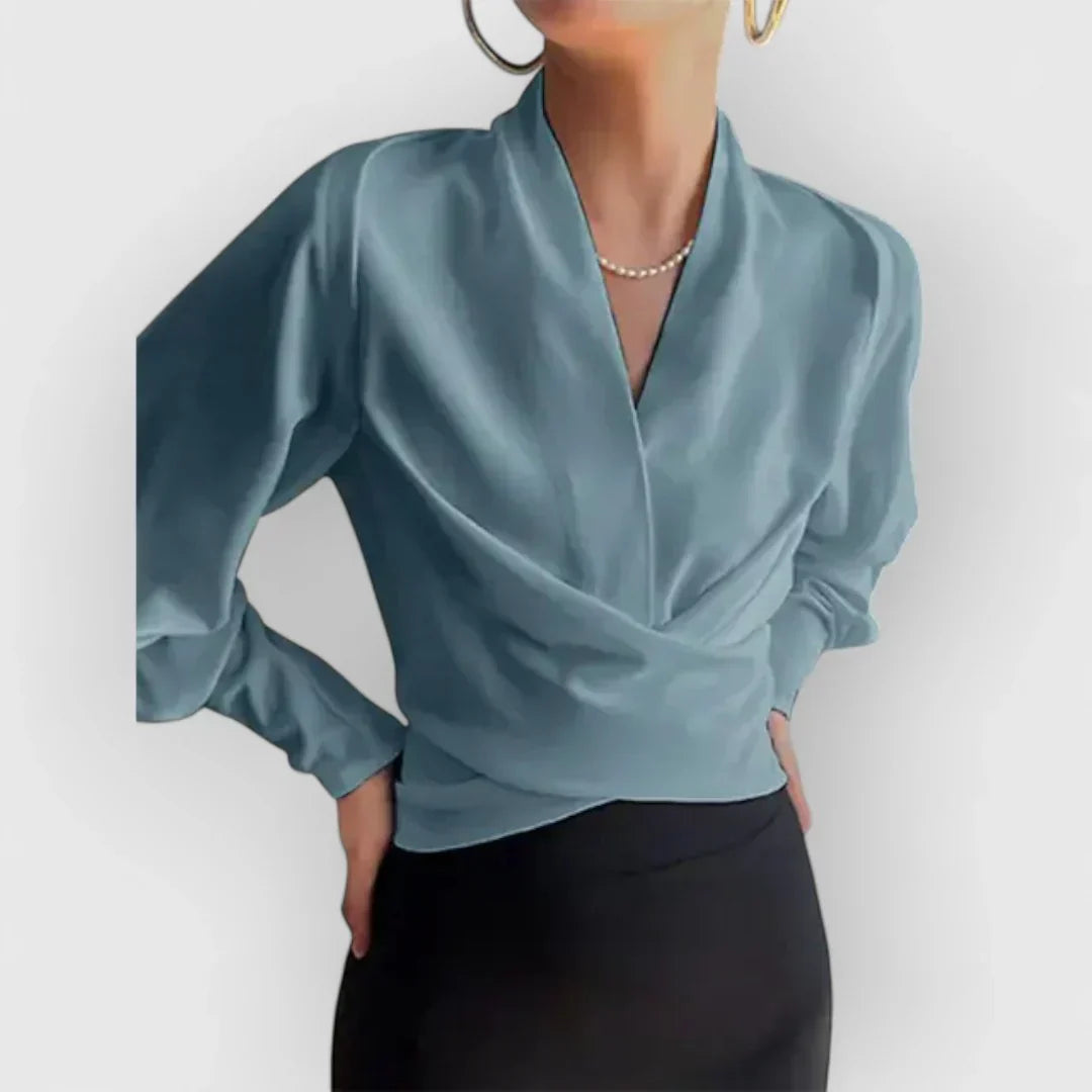 Antonia® | Elegant ladies blouse with puff sleeves