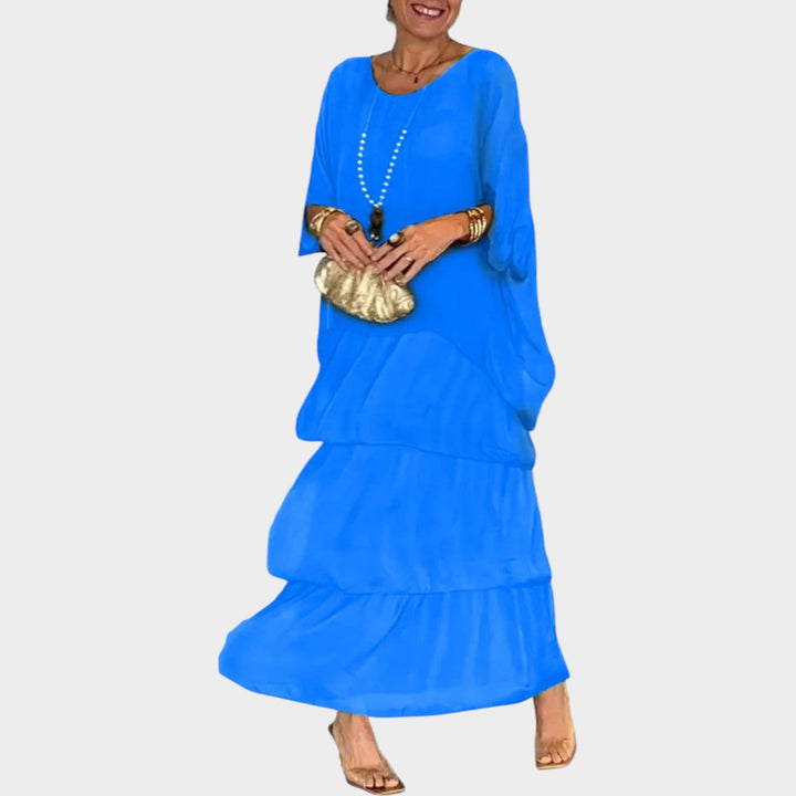 Flowing Layered Maxi Dress