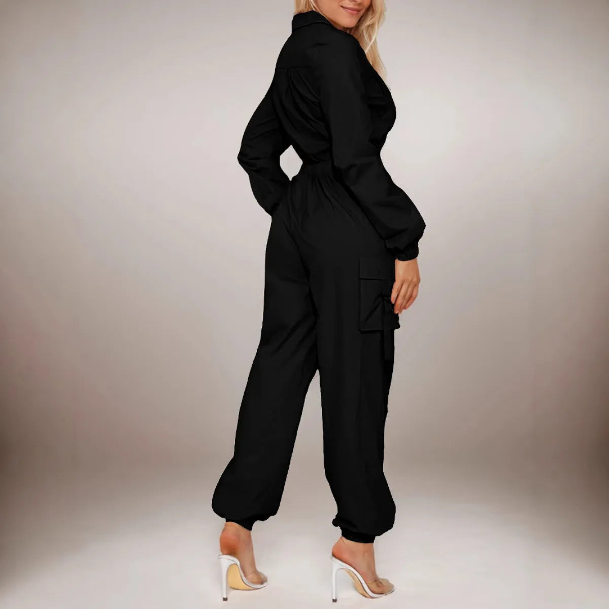 Vêtements de travail décontractés pour femmes Style Coverall avec poches, combinaison de travail