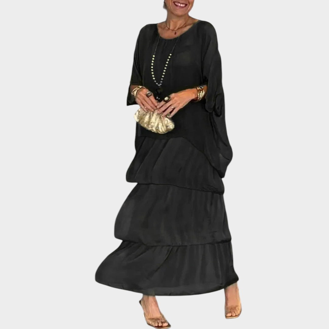 Flowing Layered Maxi Dress