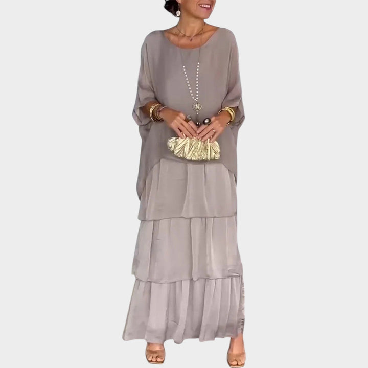 Flowing Layered Maxi Dress