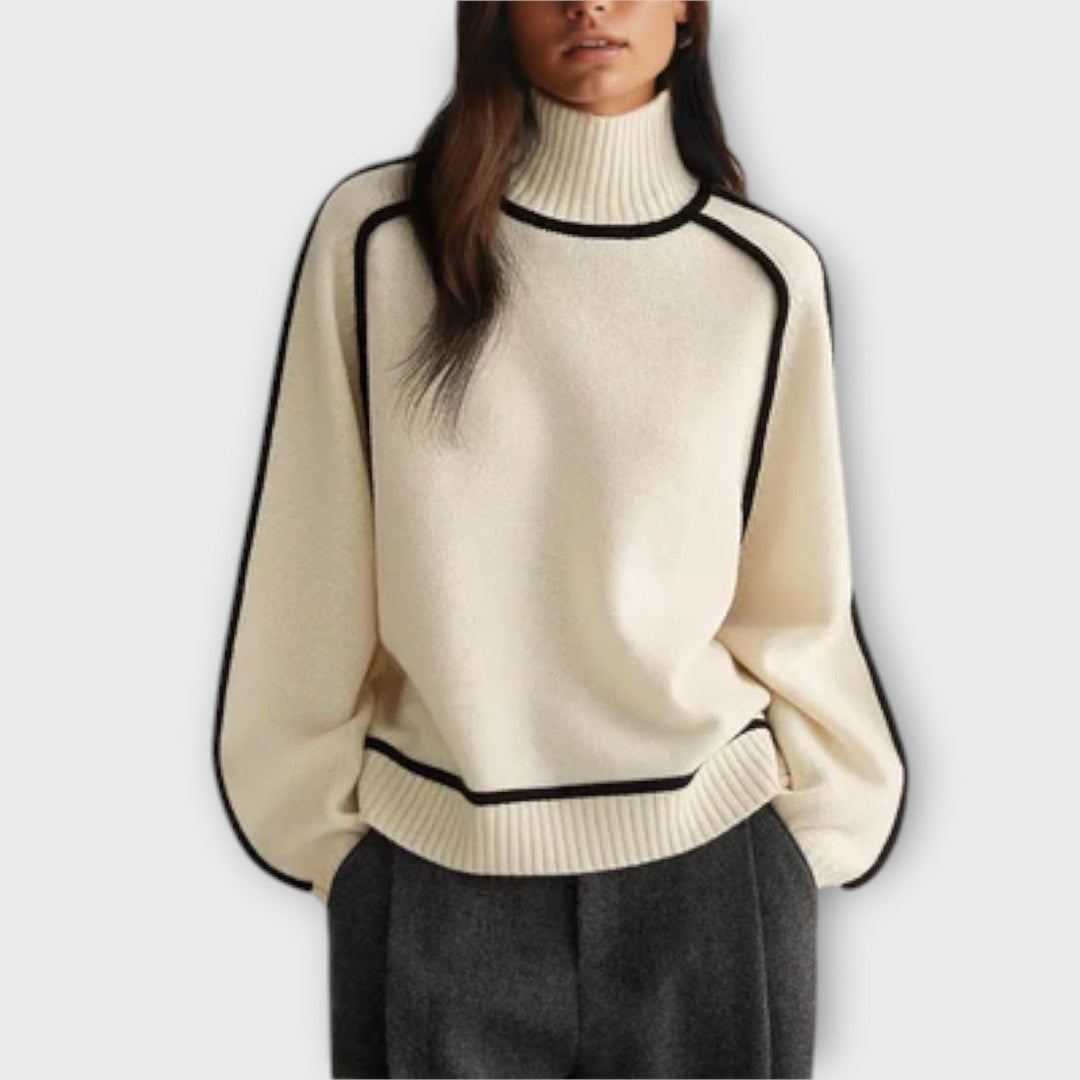 Emilie - Soft & Stylish High Neck Sweater