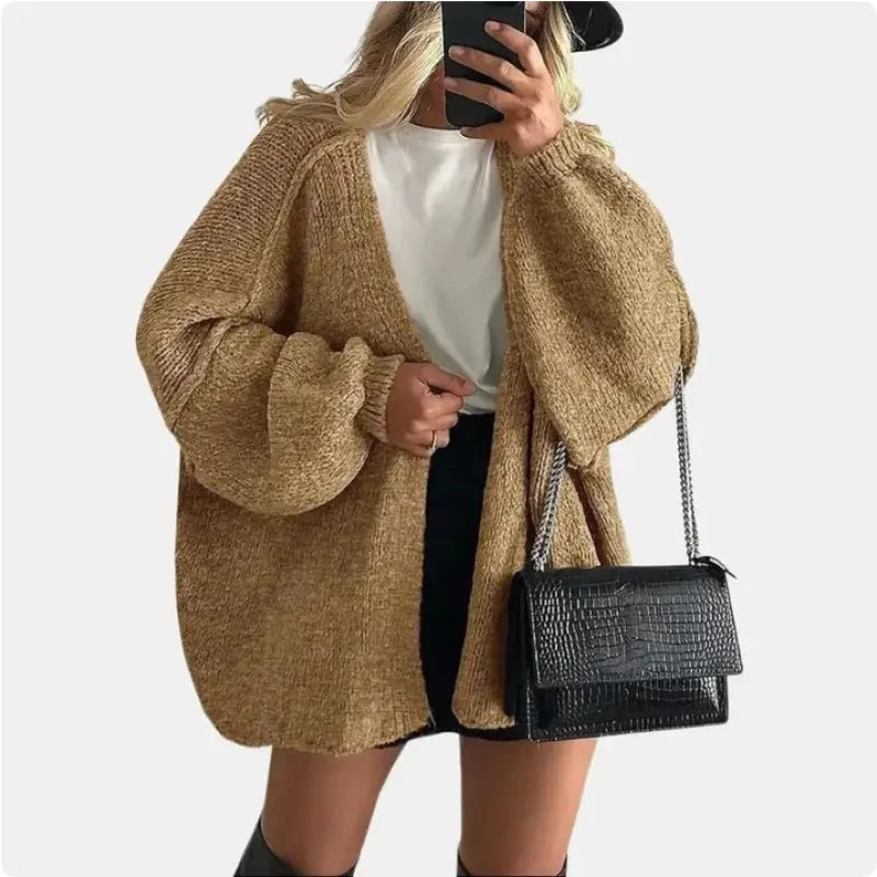 Manteau en tricot décontracté pour femmes KnitEase™