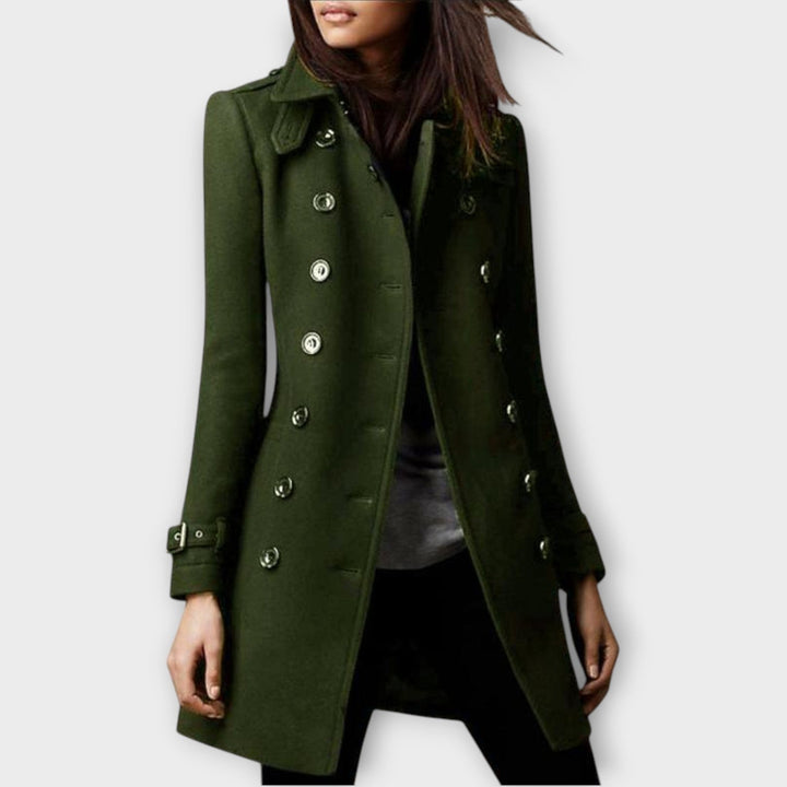 Elegant Double-Breasted Tailored Coat