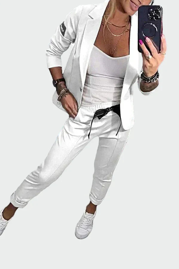 Effortless Elegance Two-Piece Suit Set