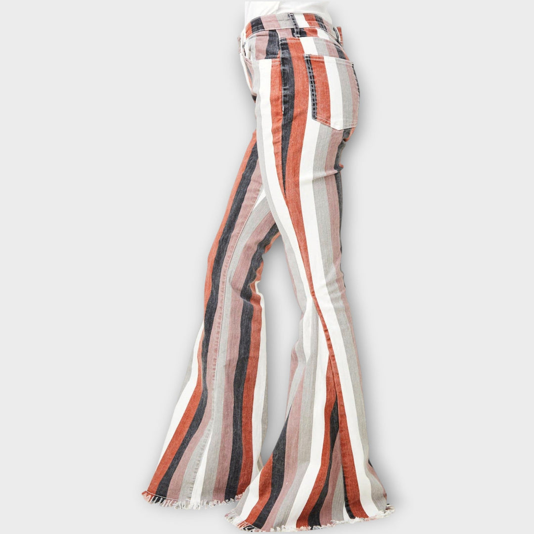 Rust Multi Color Jeans