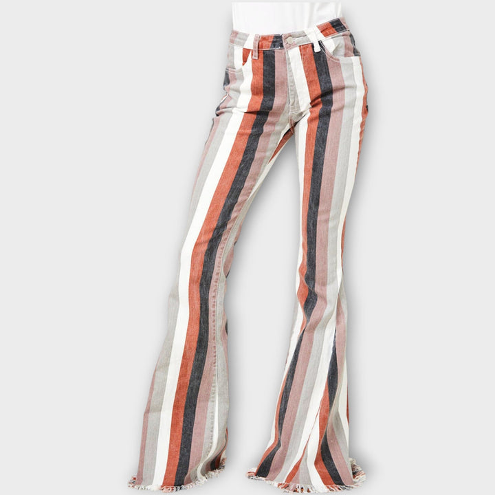 Rust Multi Color Jeans